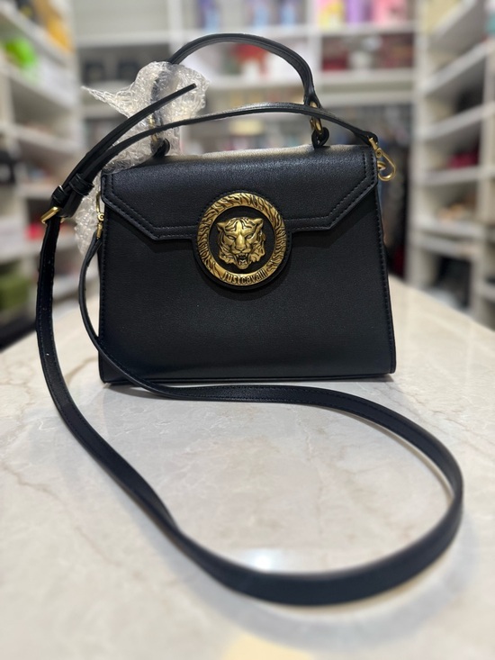 Handbags - Just Cavalli gorgeous tiger logo crossbody top handle bag New